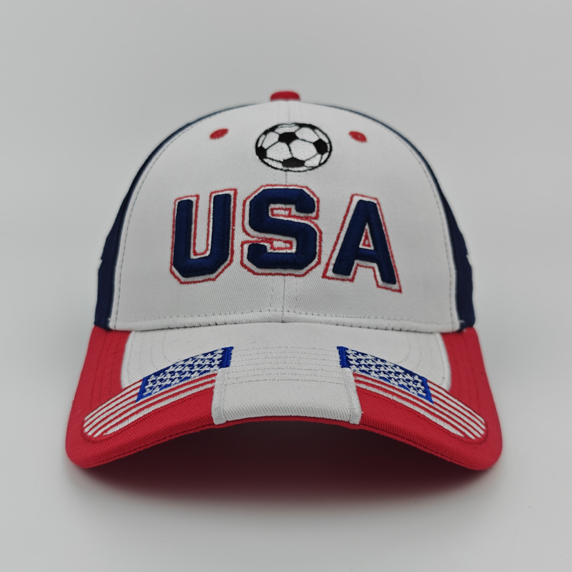 Outdoor Sport Usa - Topi Bisbol Bordir Huruf USA untuk