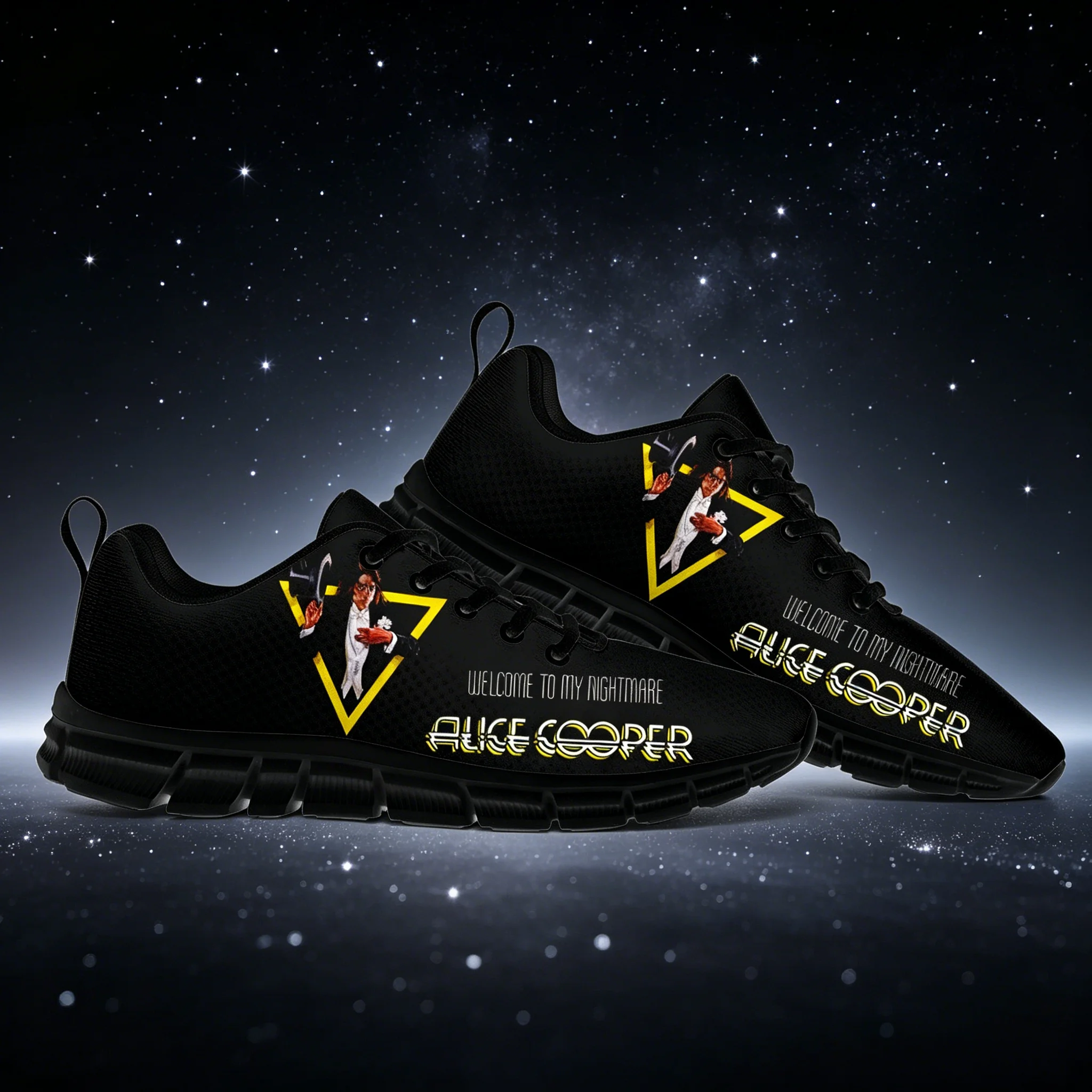 Outdoor Sport Gym - Sepatu Lari Atletik Unisex Alice Cooper