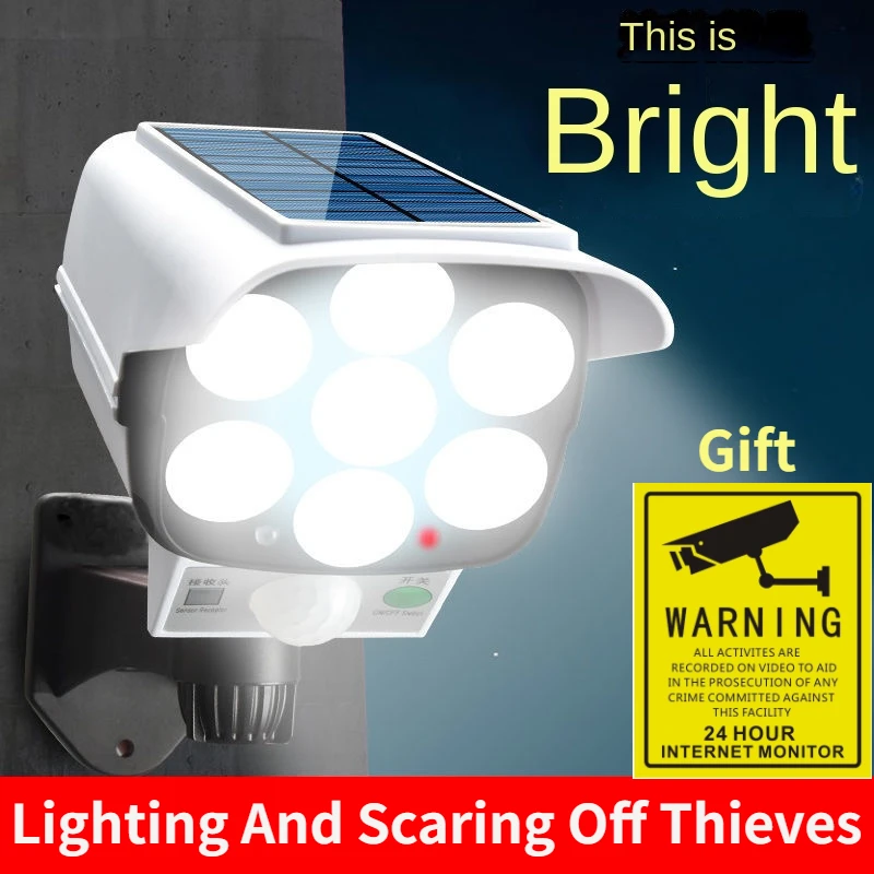Outdoor Sport Camera - Lampu LED 77 nirkabel luar ruangan,