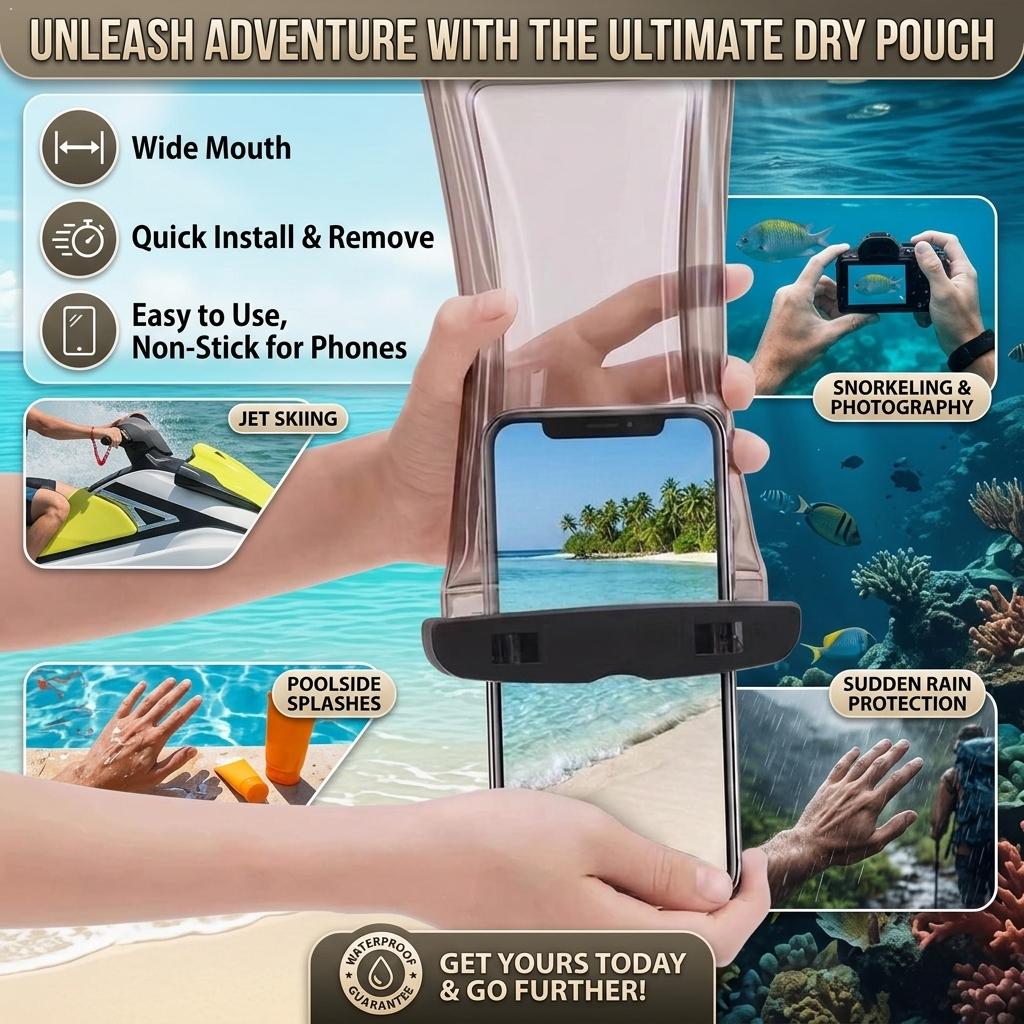 Outdoor Sports Accessories - Kantong Tahan Air untuk Ponsel, Tas