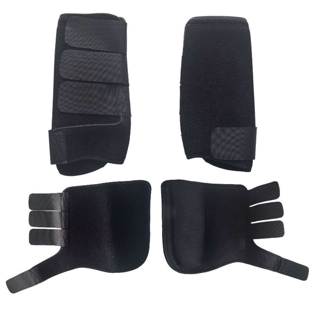 Brushing Boot Horse - 4pcs/set Set Pelindung Kaki Kuda Berwarna-warni