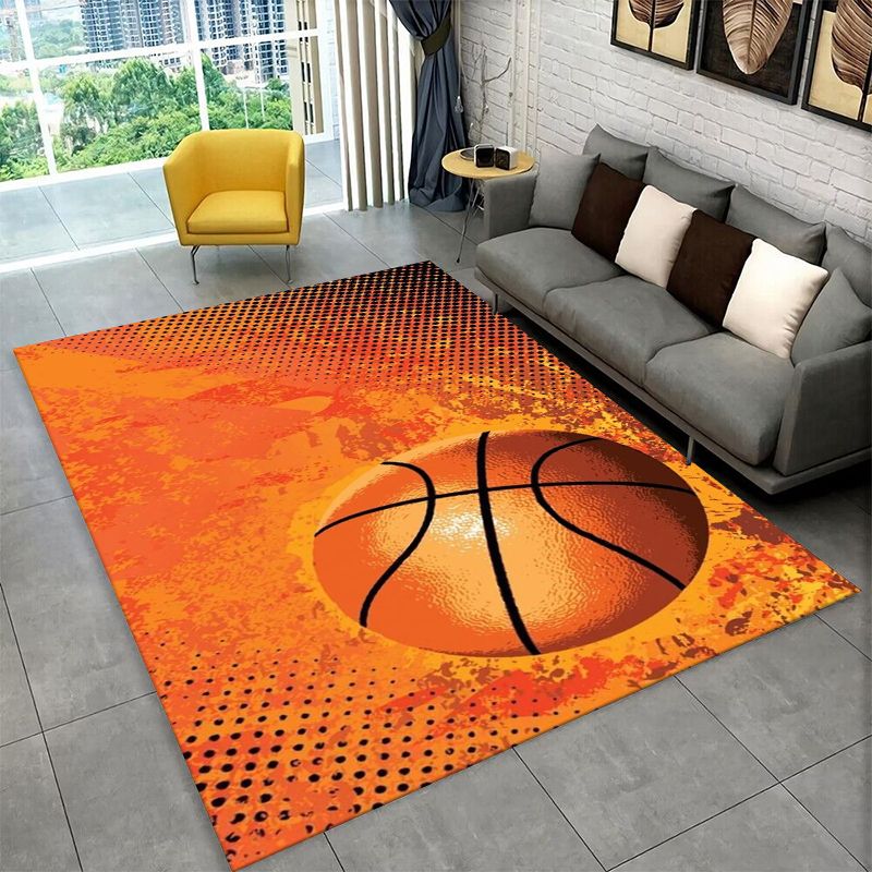 Outdoor Sport Court Flooring - Karpet Olahraga Basket Retro Ukuran Besar