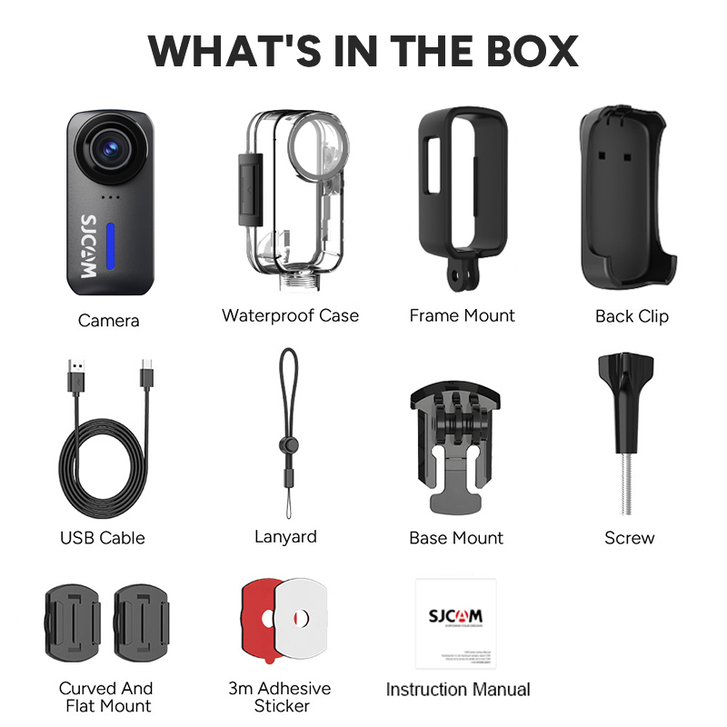Kamera Aksi SJCAM C110+ 4K 30f - Outdoor Sport Usa ulasan dan harga