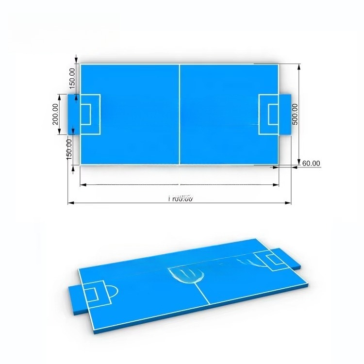 Taman Trampolin Tiup Portabel  - Outdoor Sport Court Flooring ulasan dan harga
