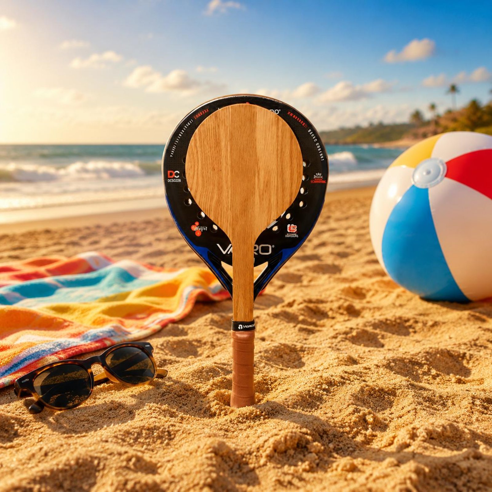 Raket Tenis Pantai Kayu, Raket - Outdoor Sports Accessories ulasan dan harga