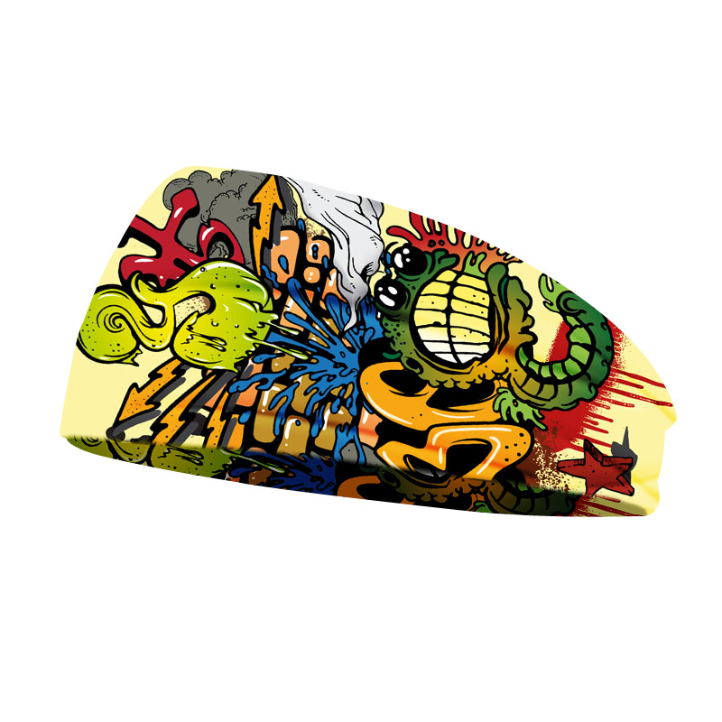 Kreatif Graffiti Uniseks Elast - Outdoor Sport Gym ulasan dan harga