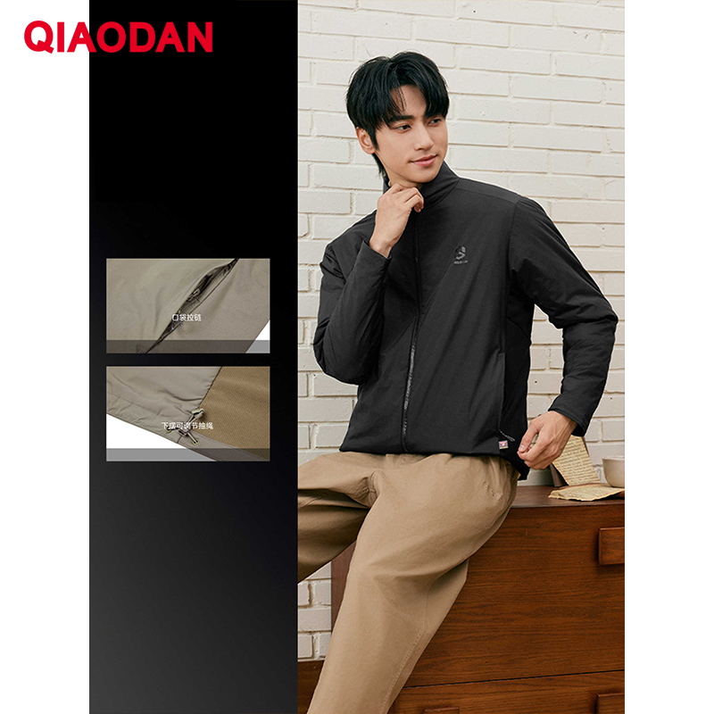 QIAODAN Jaket Berlapis Katun P - Outdoor Sport Winter Jacket ulasan dan harga