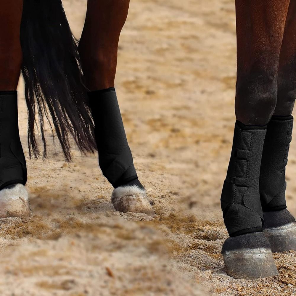 4pcs/set Set Pelindung Kaki Ku - Brushing Boot Horse ulasan dan harga