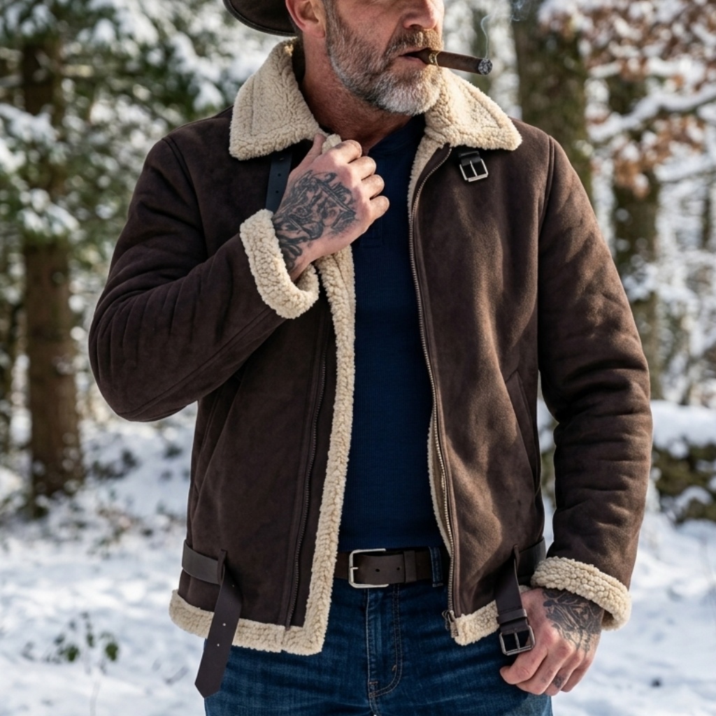 Jaket Suede Pria Musim Dingin  - Outdoor Sport Winter Jacket ulasan dan harga