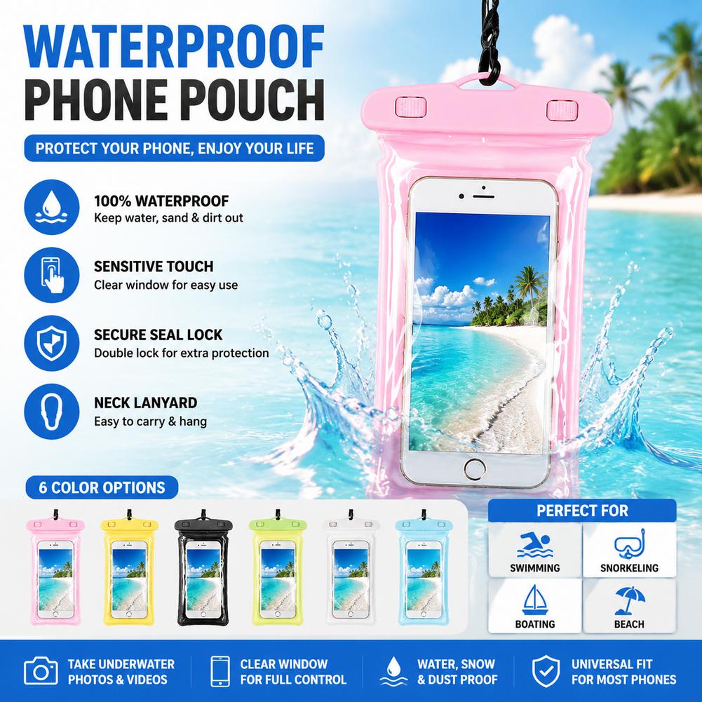 Kantong Tahan Air untuk Ponsel - Outdoor Sports Accessories ulasan dan harga