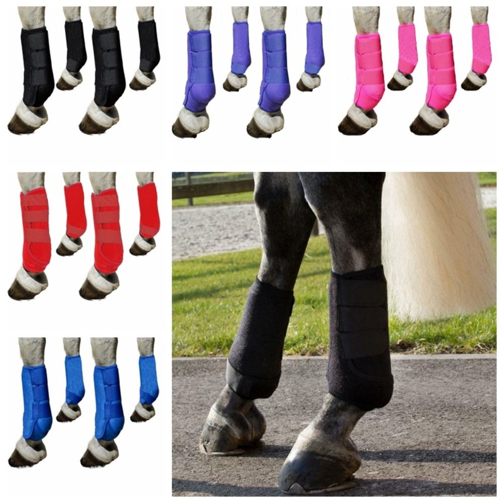 4pcs/set Set Pelindung Kaki Ku - Brushing Boot Horse ulasan dan harga