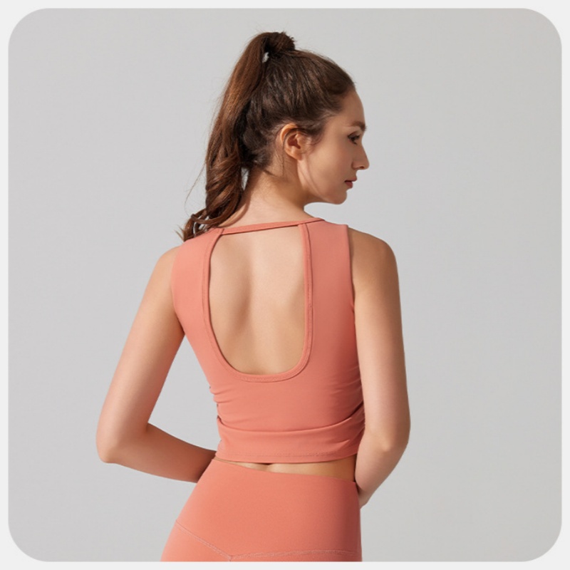 Tank Top Yoga Wanita Warna Sol - Outdoor Sport Gym ulasan dan harga