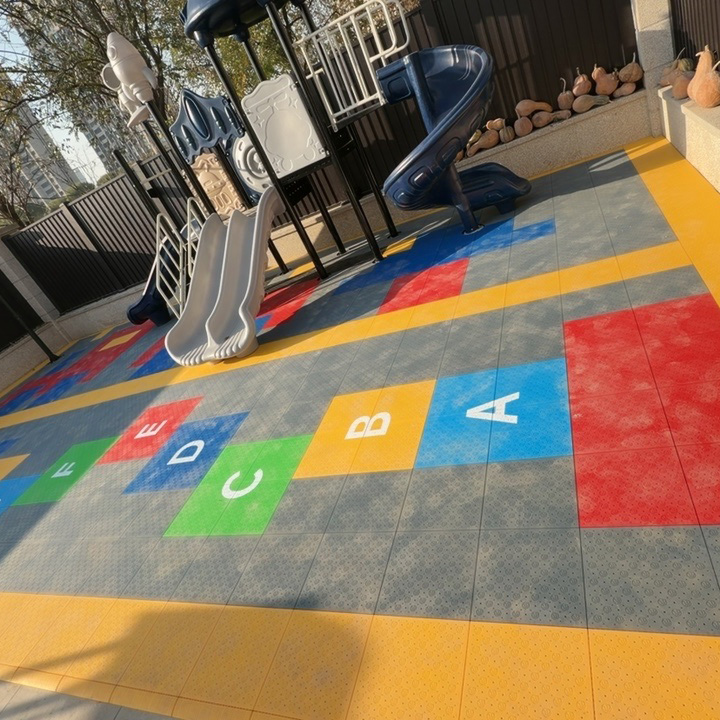 Ubin Lapangan Basket PP Profes - Outdoor Sport Court Tiles ulasan dan harga