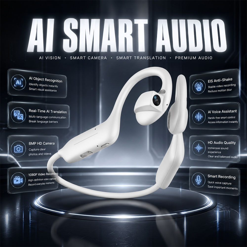 Earphone Bluetooth UHD 1080P B - Outdoor Sport Camera ulasan dan harga