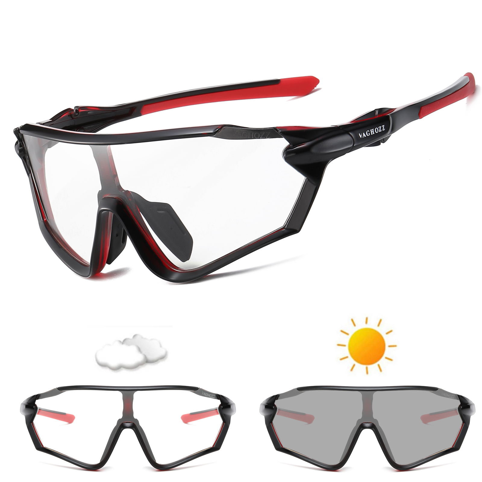VAGHOZZ Kacamata Bersepeda Fot - Outdoor Sport Brand ulasan dan harga
